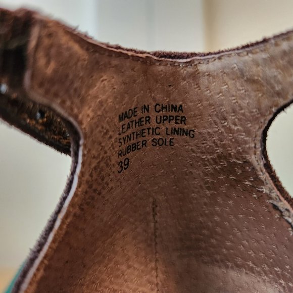 Aldo brown suede jeweled heels - Picture 7 of 7